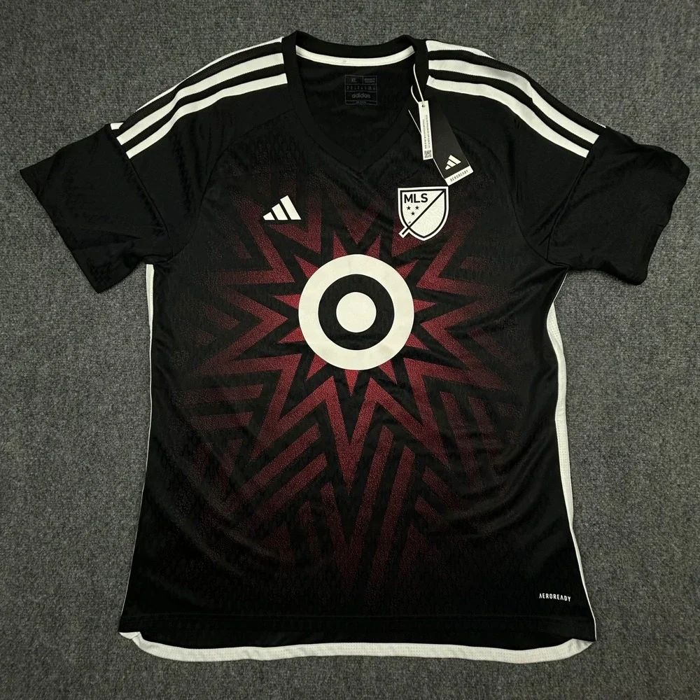 Adidas Tiro 23 Soccer Jersey Mens XL Black MLS All-Star Game 2023 Target ASG23
